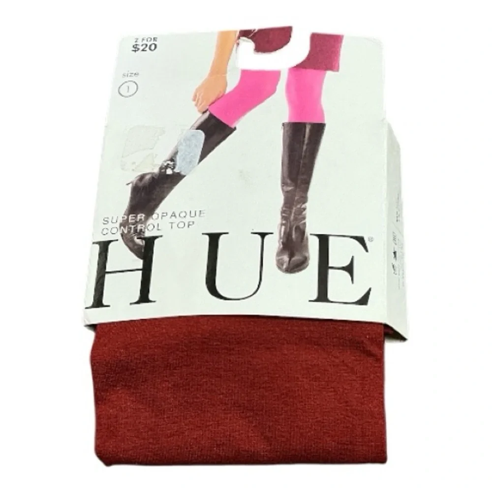 HUE - NWT - Super Opaque Control Top Tights